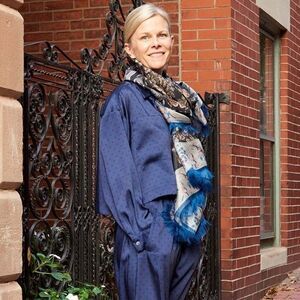 NWT HACHE BOX SHIRT - NAVY BLACK DOTS SZ XS, S, M,‎